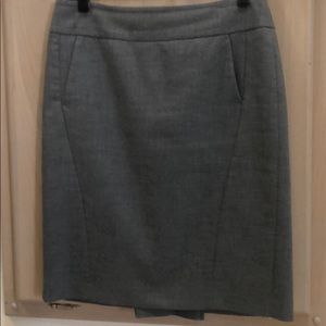 Loft Grey wool skirt